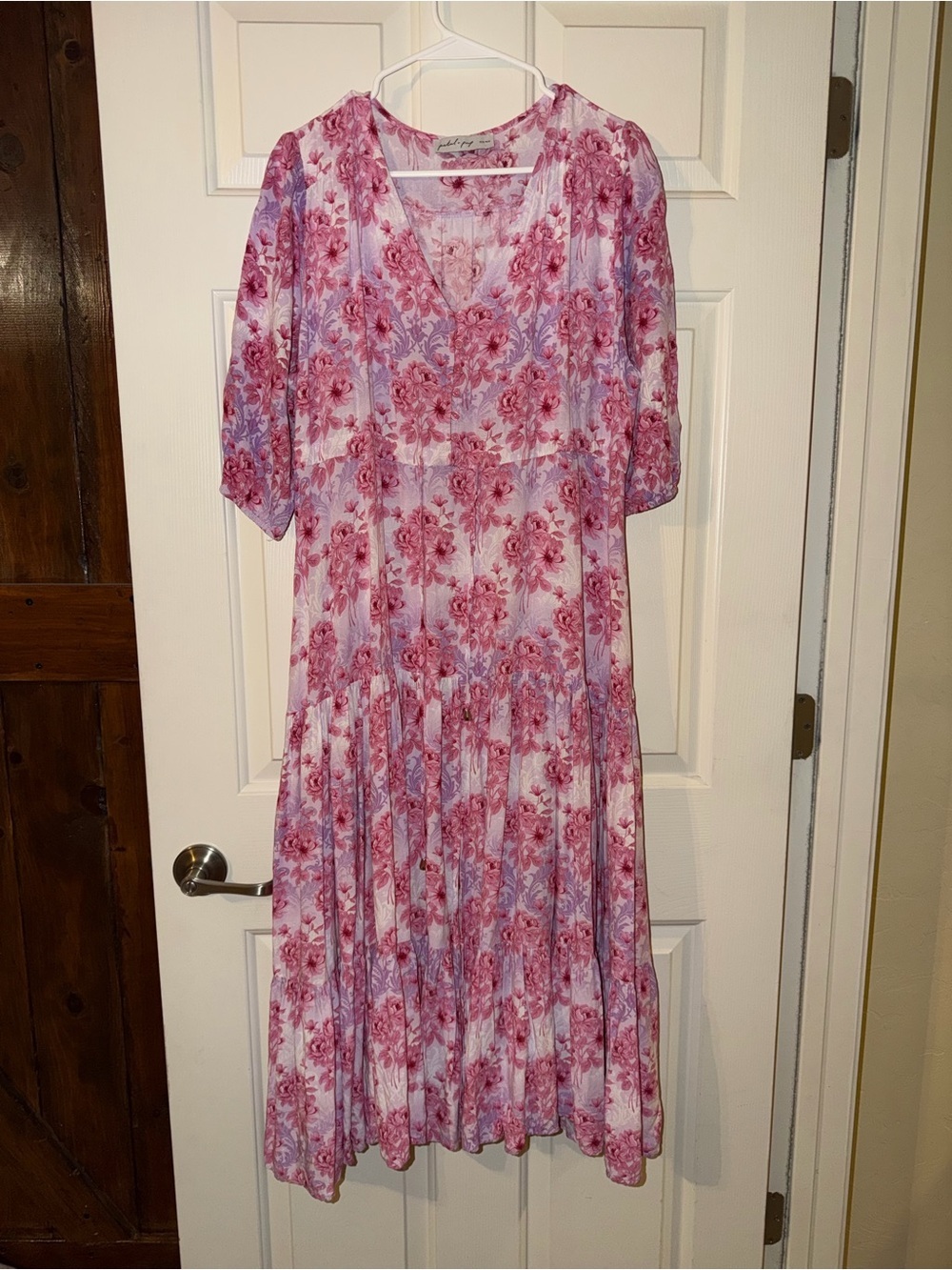 Petal & Pup Kelda floral tiered maxi dress - size XL